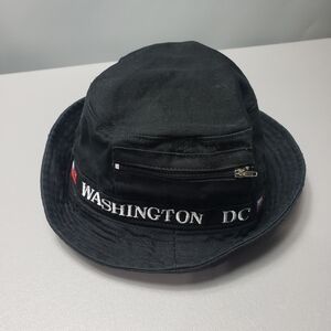 Washington DC gender neutral hat with zipper pocket